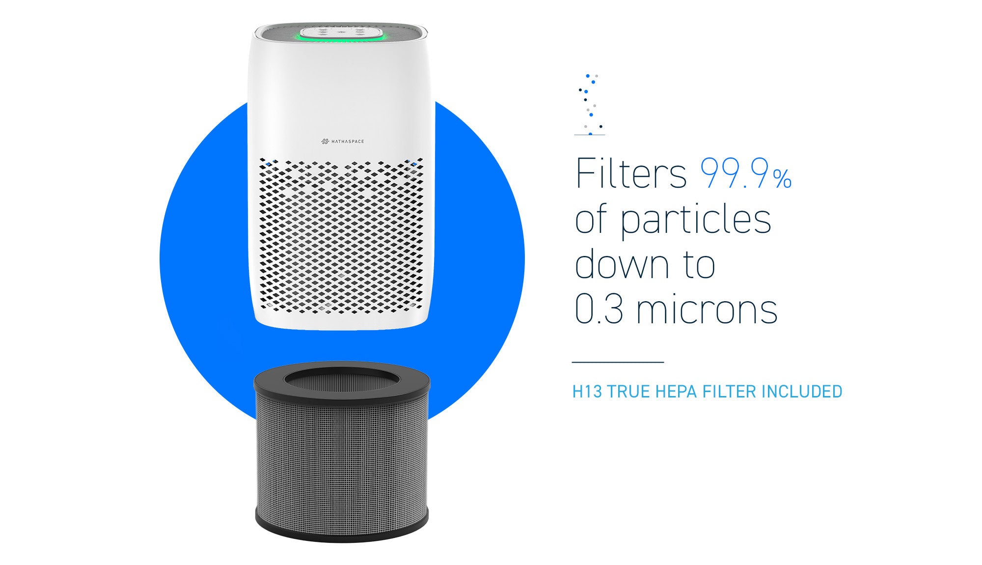 Hathaspace HSE600 Smart True HEPA Air Purifier - Thumbnail 5